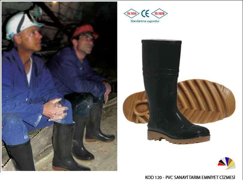 Pvc Sanayi Tarım Emniyet Çizmesi